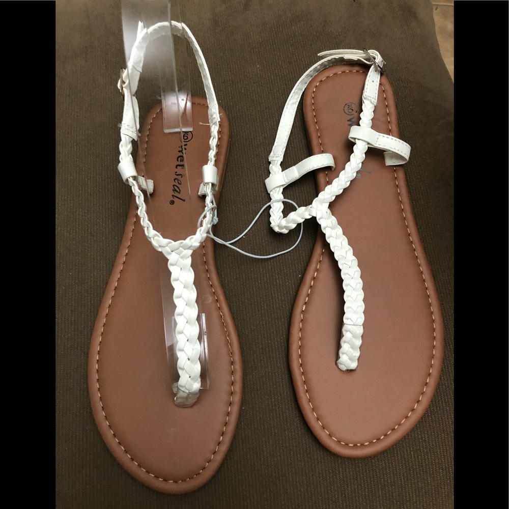New wet seal skinny braid sandal size 8